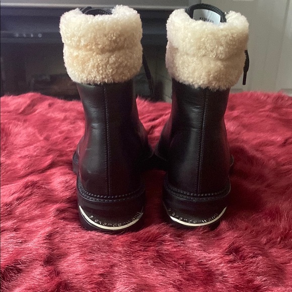Alexander Wang; Leather Boots black Size 7 1/2 Excellent Condition